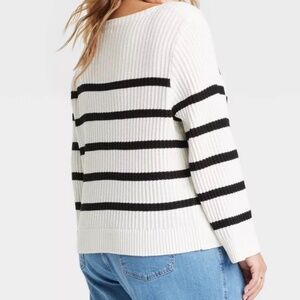 Women’s boat neck pullover sweater Ava & Viv